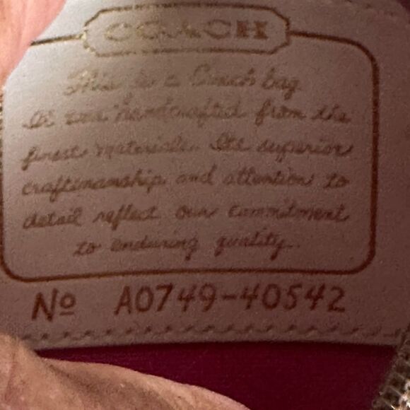 Coach Signature Canvas Wristlet Wallet - Picture 7 of 7